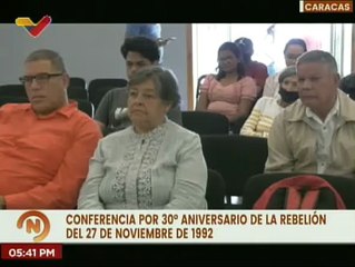 Realizan conferencia sobre el 27 de noviembre de 1992 en la Casa de la Historia Insurgente