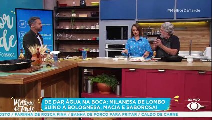 Milanesa de lombo suíno a bolognesa 24/11/2022 21:32:58