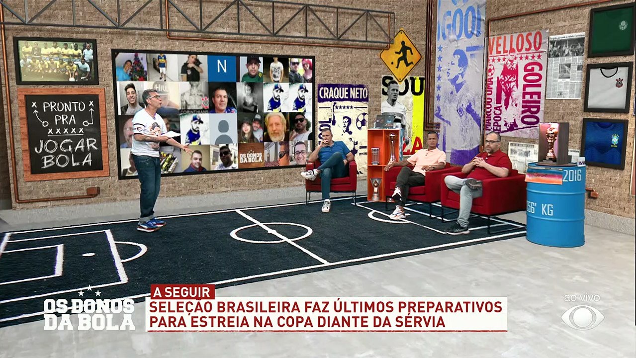 Craque Neto usa faixa "One Love", proibida pela Fifa na Copa do Catar 24/11/2022 21:35:00