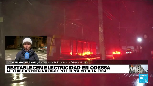 Informe desde Odessa: servicios básicos regresan con intermitencia en Ucrania