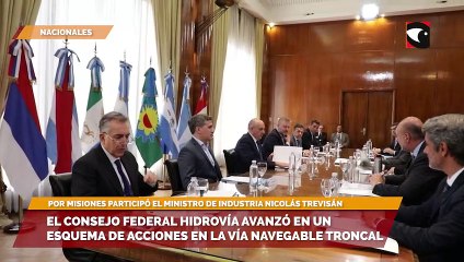 El Consejo Federal Hidrovía avanzó en un esquema de acciones en la vía navegable troncal