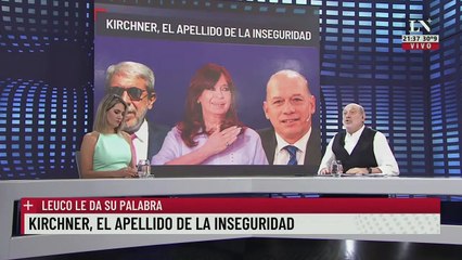 Kirchner, el apellido de la inseguridad. Leuco le da su palabra