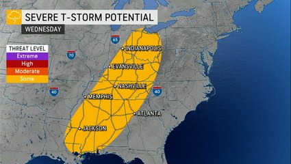 Potential for severe storms shaping up in the week after Thanksgiving