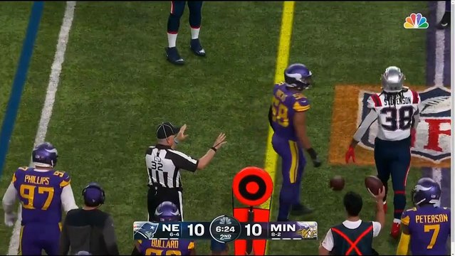 Minnesota Vikings vs. New England Patriots Full Highlights 2nd QTR _ NFL Week 12_ 2022