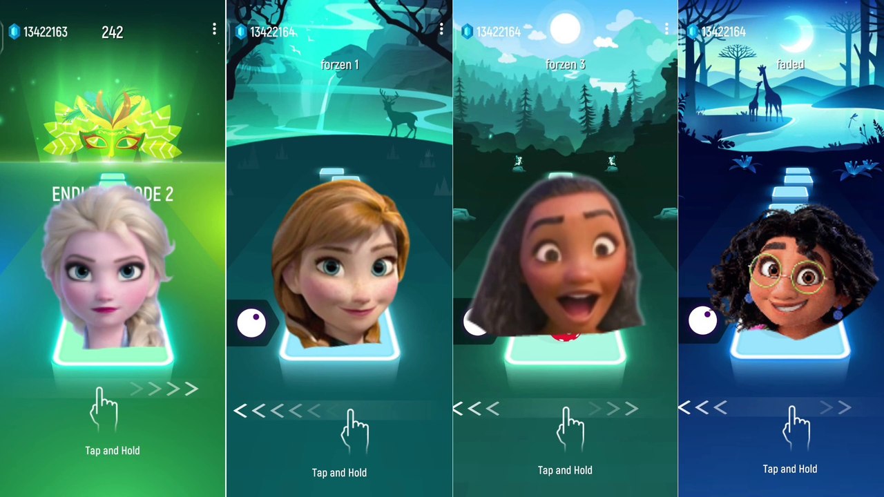 Elsa frozen - anna frozen - moana frozen - moana frozen ios android gameplay edit