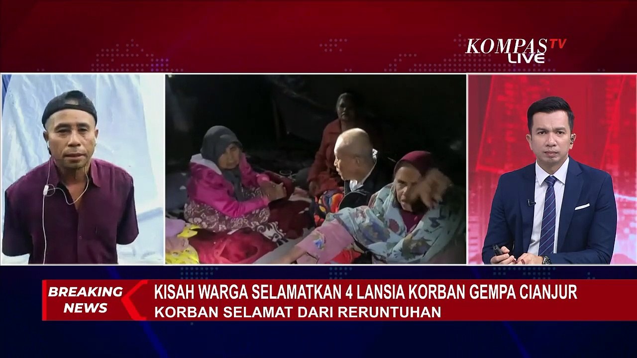 Kisah Nunu Nuahidin, Warga yang Selamatkan 4 Lansia dari Reruntuhan Bangunan Akibat Gempa!