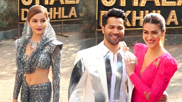 फिल्म 'भेड़िया' को प्रमोट करने रियलिटी शो पहुंचे वरुण धवन और कृति सेनन