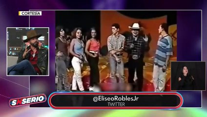 Así lucía Eliseo Robles Jr en sus inicios junto a su famoso papá