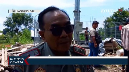 Satpol PP Klungkung Stop Pembangunan Tower Telekomunikasi