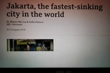 Jakarta, the fastest-sinking city in the world