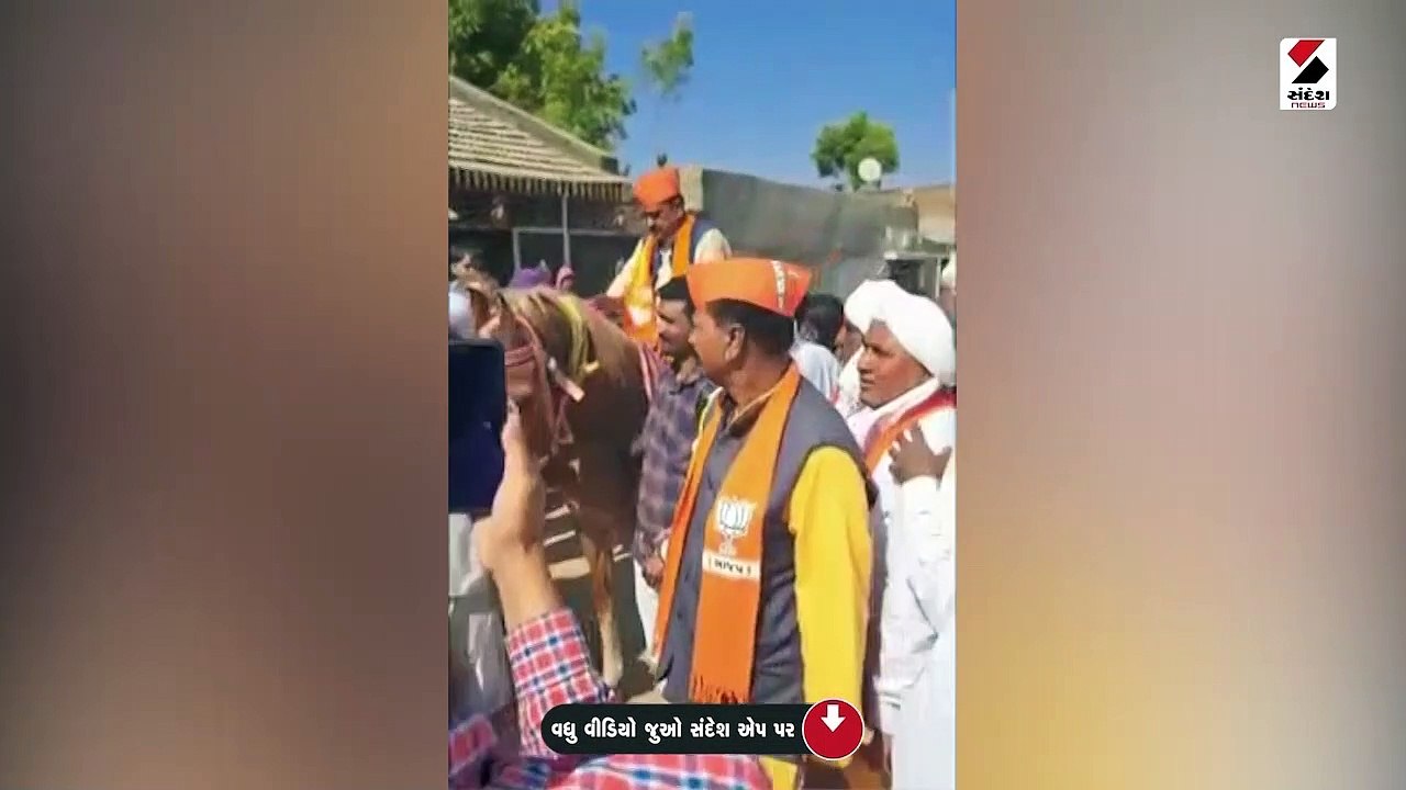 રાધનપુર ભાજપના ઉમેદવારનો વીડિયો થયો વાયરલ