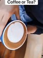 Coffee Art -  Coffee or Tea #shorts #viral #shortsvideo #video #innovationhub