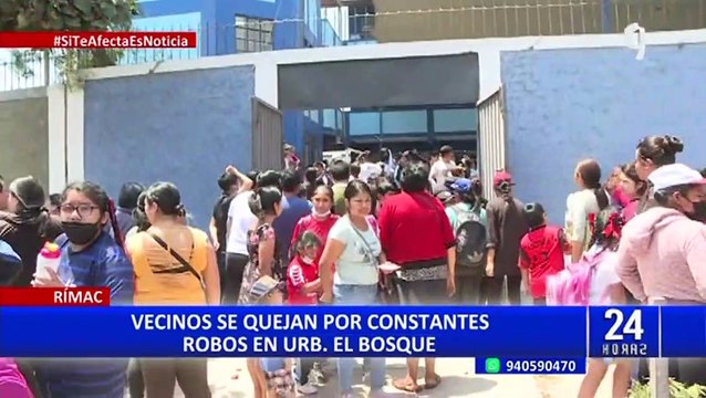 Rímac: Vecinos denuncian gran inseguridad ciudadana en la zona