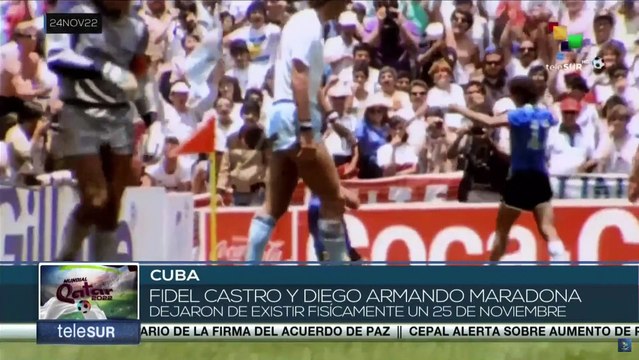 Fidel Castro y Diego Armando Maradona partieron físicamente el 25 de noviembre