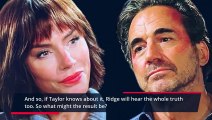 The Bold and The Beautiful Spoilers_ Ridge Runs To Brooke- Groom's First Marital