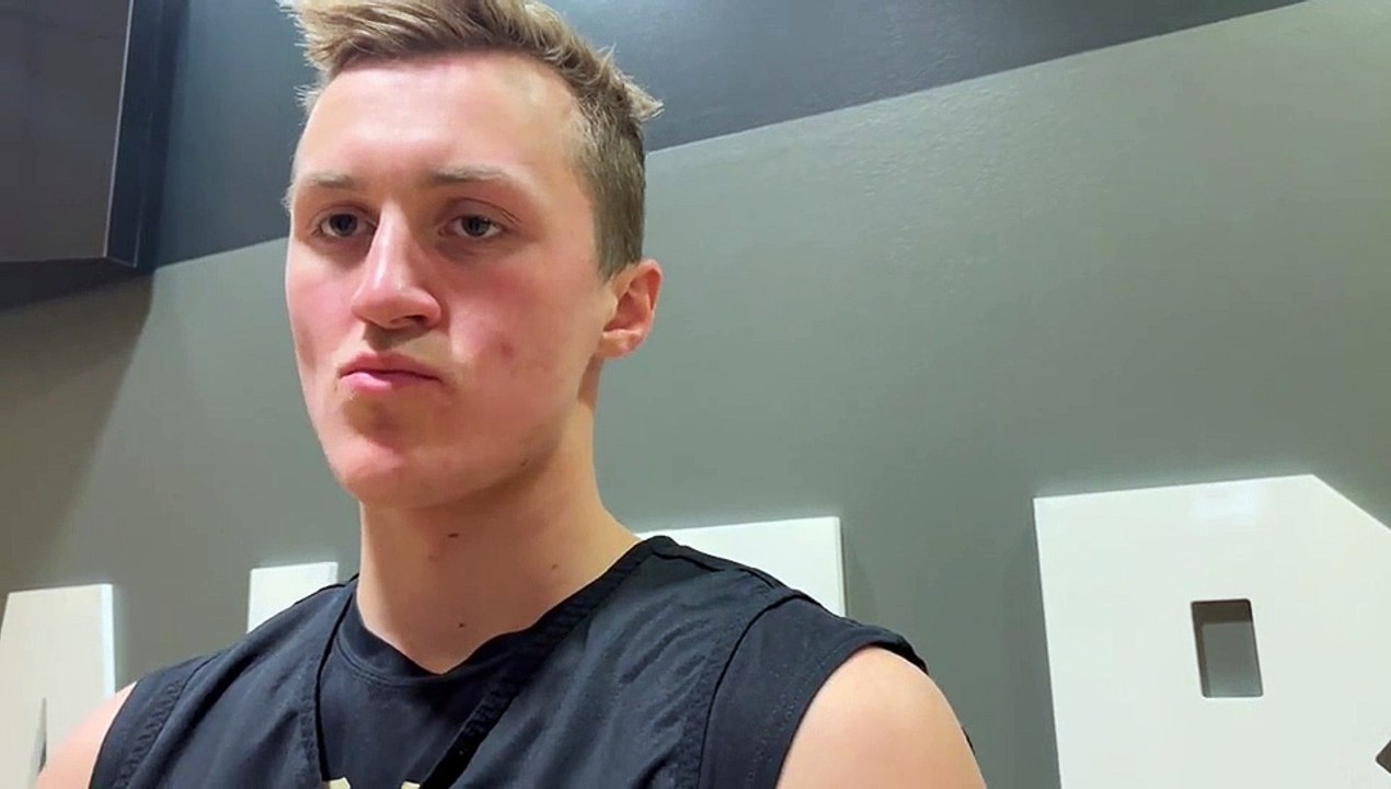 Fletcher Loyer before Phil Knight Legacy tournament video Dailymotion