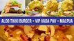 How To Make Crispy Aloo Tikki Burger ~ Vip Vada Pav ~ Malpua | Street Food Recipes