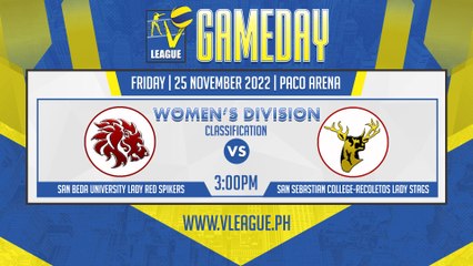 GAME 3 NOVEMBER 25, 2022 | SBU vs SSC-R | V-League 2022 Collegiate Challenge