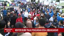 Erick Thohir Tinjau Pengungsian di Desa Limbangansari, Air Bersih dan Dapur Umum jadi Fokus Utama