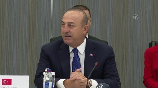 Çavuşoğlu, Türkiye-Kazakistan-Azerbaycan Ulaştırma ve Dışişleri Bakanları 3'lü Toplantısı'nın açılışında konuştu