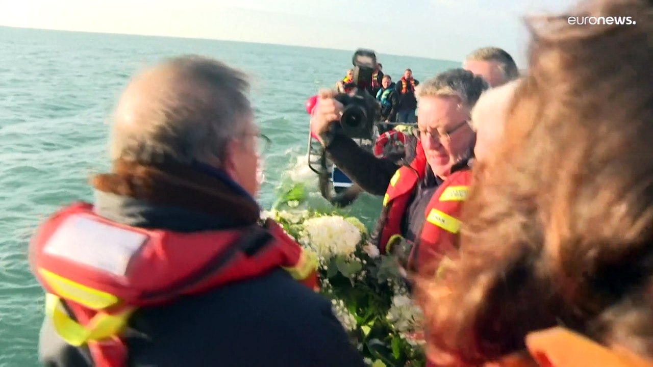 Gedenken an tödliches Flüchtlings-Drama im Ärmelkanal