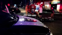 Acidente entre carro e moto deixa motociclista de 41 anos ferido no centro de Cascavel
