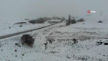 Doğu Anadolu'nun yüksek kesimlerinde kar yağışı etkili oldu