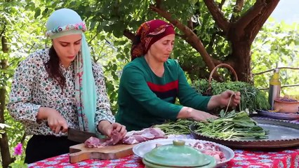 How To Prepare A Delicious Vegetable Stew With Shirazi Salad #cooking #nature