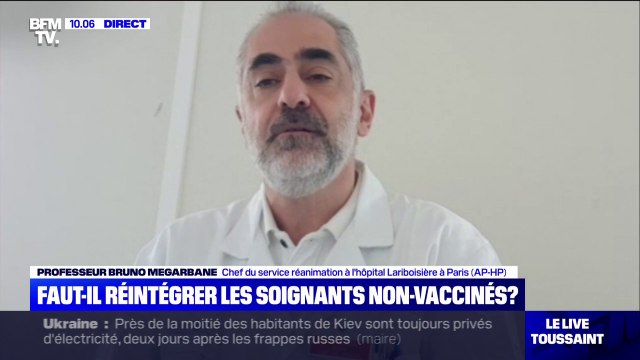 Bruno Mégarbane, chef du service réanimation à l'hôpital Lariboisière: La position de ne pas réintégrer les soignants est sage