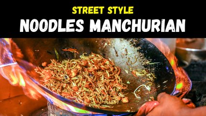 How to make Veg Manchurian Noodles ~ Mumbai Style ~ With Cook Book