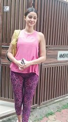 Ananya Panday Spotted After Workout In Bandra