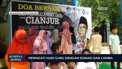 Peringati Hari Guru Dengan Donasi dan Lomba