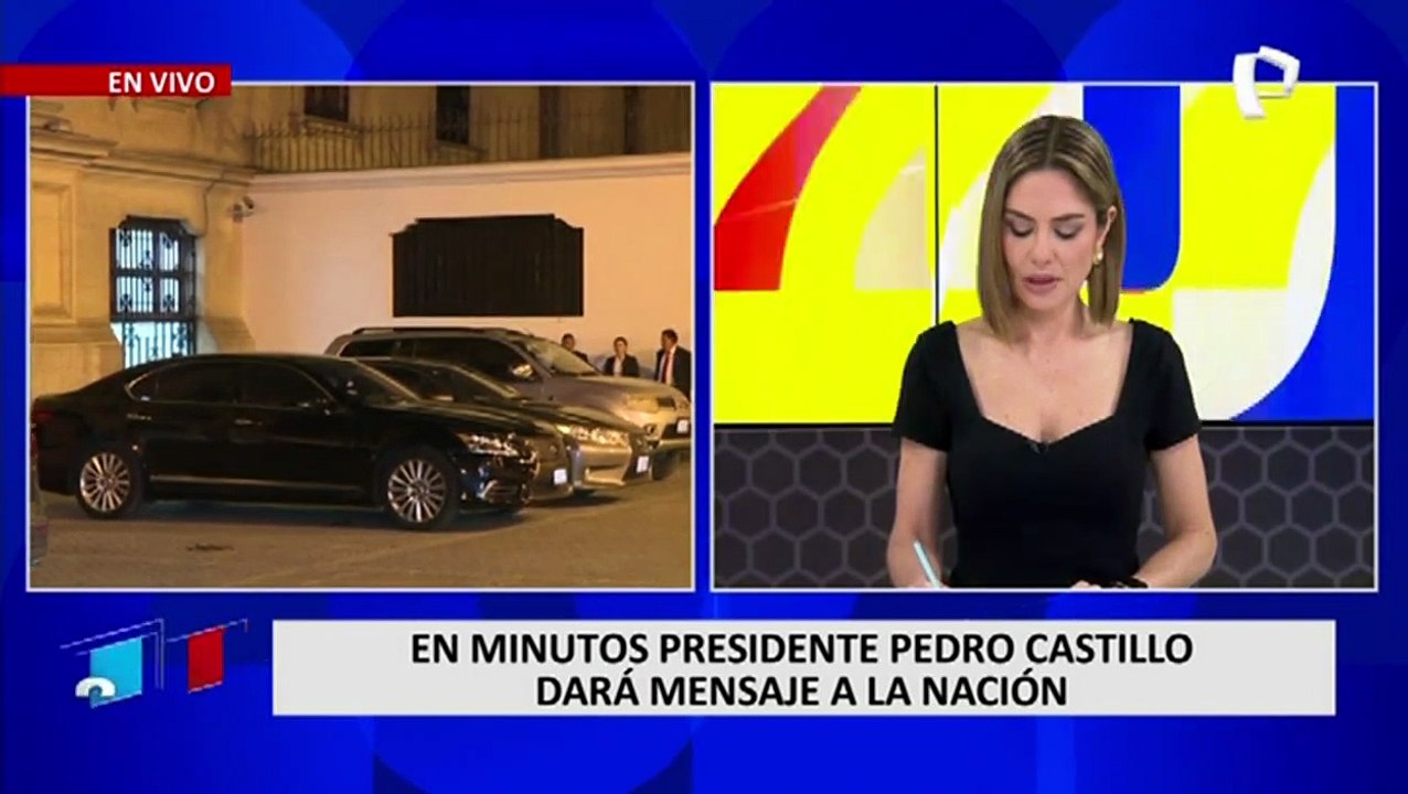 Pedro Castillo brindará mensaje a la Nación en breve tras rechazo de cuestión de confianza
