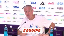 Deschamps : «Ousmane Dembélé est un joueur plus construit, plus mature» - Foot - CM 2022 - Bleus