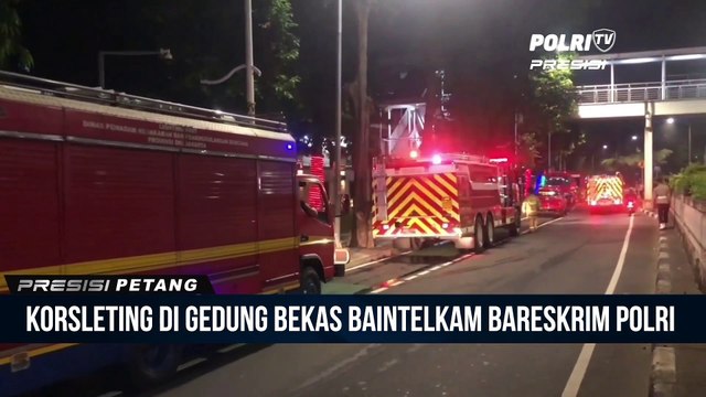Bukan Kebakaran Besar, Kayanma Polri Jelaskan Korsleting Listrik Di Gedung Bekas Baintel Bareskrim Polri