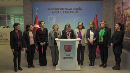 İzmir'de CHP'li Kadınlardan '25 Kasım' Açıklaması: "Şiddet Sarmalına Karşı Sesimizi Yükseltiyoruz"