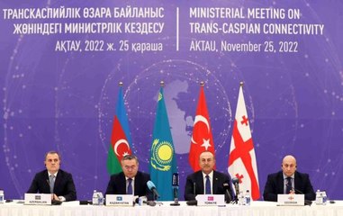 Dışişleri Bakanı Çavuşoğlu: "Orta Koridor'da 2022'de taşınan kargo hacminin 2021'in 6 katı olması bekleniyor"