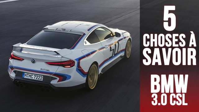 BMW 3.0 CSL, 5 choses à savoir sur une icône allemande ressuscitée