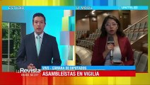 Asambleístas instalan vigilia en el hemiciclo de la ALP ante fracaso del tratamiento de la ley del Censo