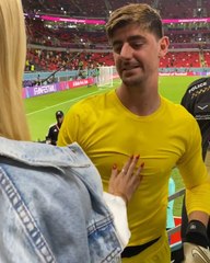 L'émotion de Thibaut Courtois après Belgique-Canada