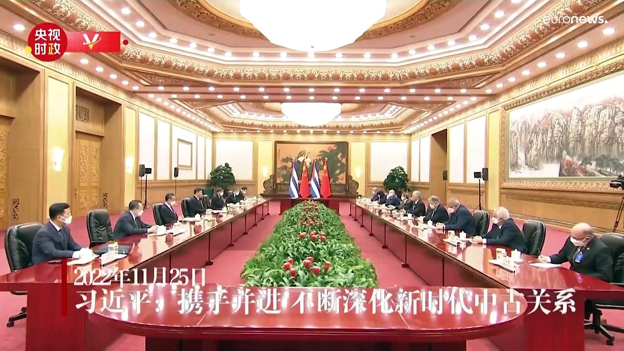 China reafirma su amistad con Cuba durante el cara a cara en Pekín entre Xi Jinping y Díaz-Canel