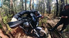 Moto Camping the hard way...