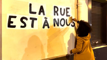 Les collages féministes avec Bastua