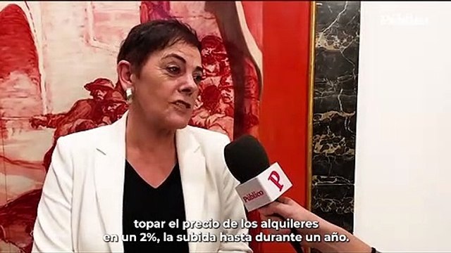Mertxe Aizpurua: Estamos muy satisfechos del acuerdo alcanzado en estos Presupuestos