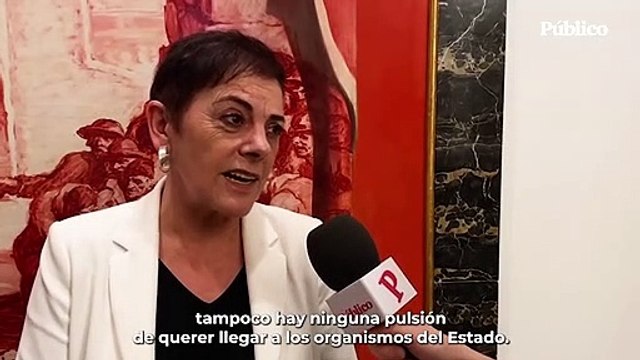Mertxe Aizpurua: Además de ser independentistas, somos internacionalistas, lo que nos mueve también a trabajar aquí