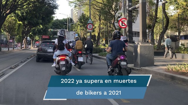 Crecen muertes de motociclistas en accidentes 32%