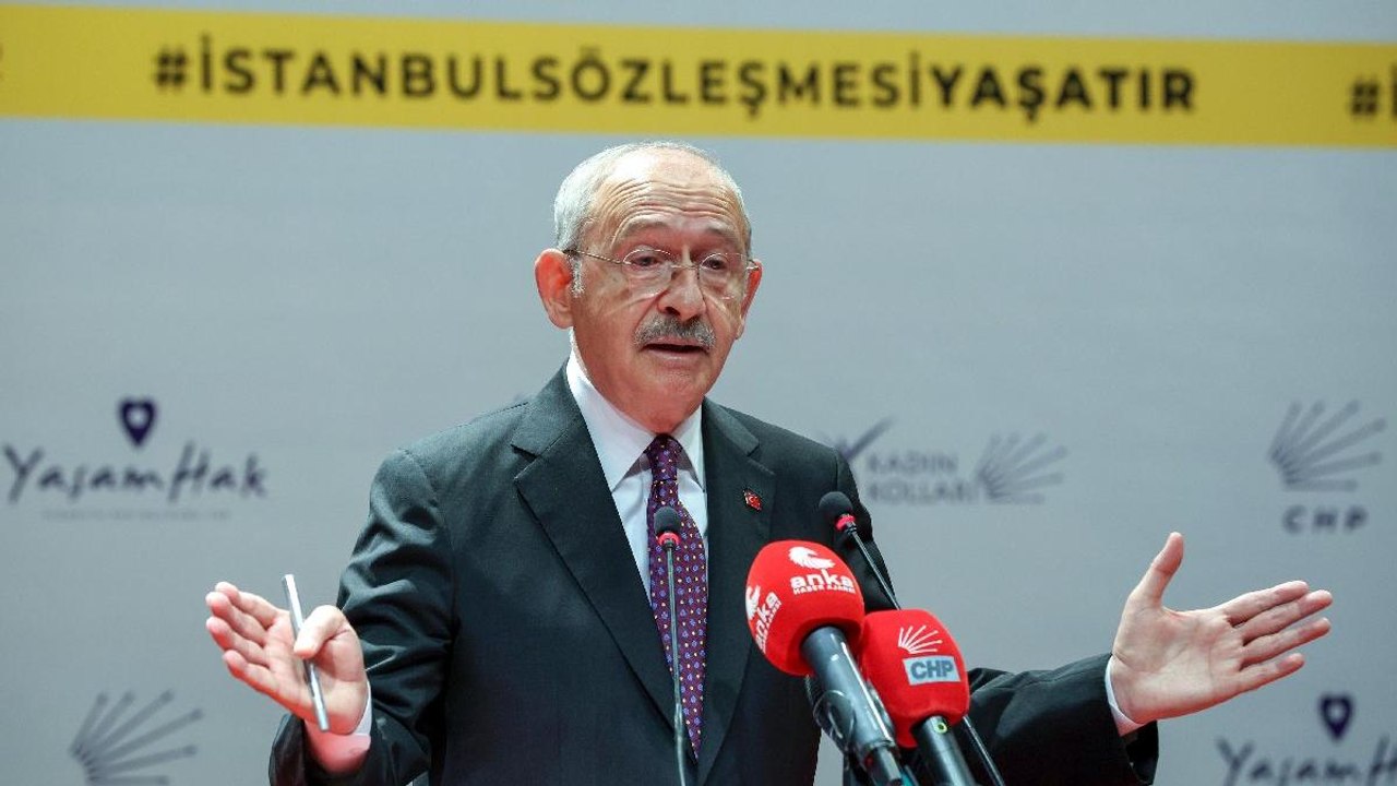 Kılıçdaroğlu: Kadına şiddet uygulayan kim olursa olsun cezasını çekecektir