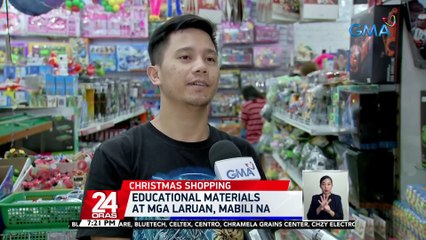 Ilang mamimili, maagang nag-christmas shopping sa Divisoria sa Maynila | 24 Oras