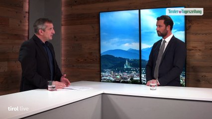 „Tirol Live“ am 25. November mit  Georg Dornauer, Marcela Duftner und Christian Fink