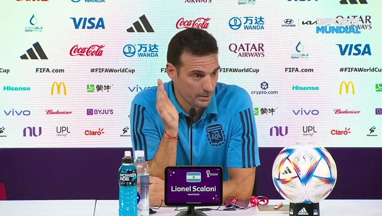 El DT de la selección brindó una conferencia de prensa en la previa al partido con México